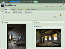 Tablet Screenshot of hoursofdarkness.deviantart.com