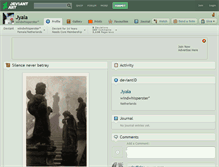 Tablet Screenshot of jyala.deviantart.com