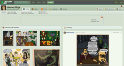 Desktop Screenshot of internet-ninja.deviantart.com