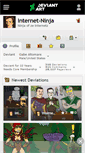 Mobile Screenshot of internet-ninja.deviantart.com