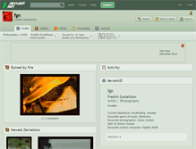 Tablet Screenshot of fgn.deviantart.com