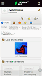 Mobile Screenshot of gallomimia.deviantart.com