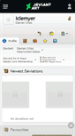 Mobile Screenshot of iclemyer.deviantart.com