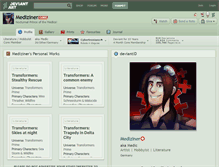 Tablet Screenshot of mediziner.deviantart.com