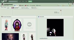 Desktop Screenshot of mariblackheart.deviantart.com