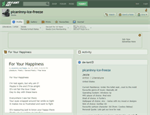 Tablet Screenshot of picaninny-ice-freeze.deviantart.com