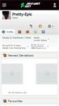Mobile Screenshot of pretty-epic.deviantart.com