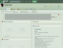 Tablet Screenshot of pretty-epic.deviantart.com