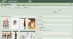 Desktop Screenshot of lazymeeee.deviantart.com