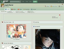 Tablet Screenshot of mashi-fierrel.deviantart.com