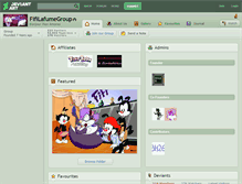 Tablet Screenshot of fifilafumegroup.deviantart.com