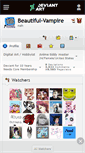 Mobile Screenshot of beautiful-vampire.deviantart.com