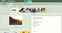 Desktop Screenshot of aittla.deviantart.com