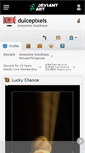 Mobile Screenshot of dulcepixels.deviantart.com