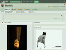 Tablet Screenshot of dulcepixels.deviantart.com