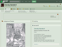 Tablet Screenshot of cheruby-daredevil.deviantart.com