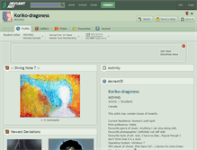 Tablet Screenshot of koriko-dragoness.deviantart.com