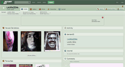 Desktop Screenshot of laurazena.deviantart.com