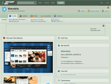 Tablet Screenshot of khevstrio.deviantart.com