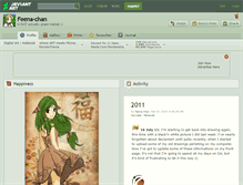 Tablet Screenshot of feena-chan.deviantart.com