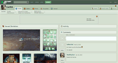 Desktop Screenshot of cuclick.deviantart.com