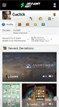 Mobile Screenshot of cuclick.deviantart.com