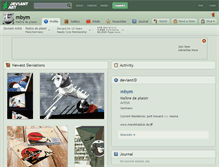 Tablet Screenshot of mbym.deviantart.com