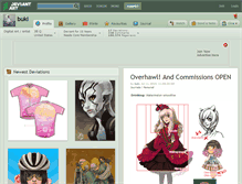 Tablet Screenshot of buki.deviantart.com