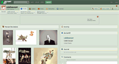 Desktop Screenshot of calebsawyer.deviantart.com