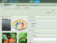 Tablet Screenshot of angelbmo.deviantart.com