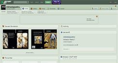 Desktop Screenshot of mimesispoetry.deviantart.com