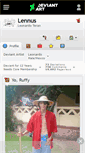 Mobile Screenshot of lennus.deviantart.com