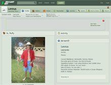 Tablet Screenshot of lennus.deviantart.com