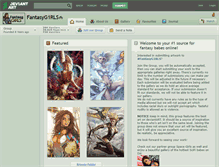 Tablet Screenshot of fantasyg1rls.deviantart.com