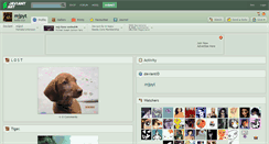 Desktop Screenshot of mjpyt.deviantart.com