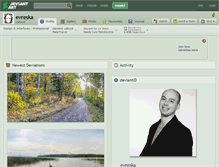Tablet Screenshot of evreska.deviantart.com