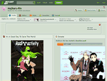 Tablet Screenshot of majikaru-rin.deviantart.com