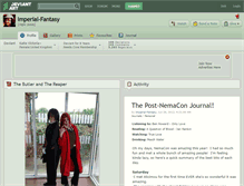 Tablet Screenshot of imperial-fantasy.deviantart.com
