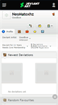 Mobile Screenshot of neomatoxhz.deviantart.com