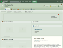 Tablet Screenshot of neomatoxhz.deviantart.com