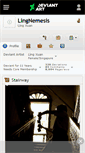 Mobile Screenshot of lingnemesis.deviantart.com