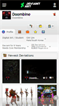 Mobile Screenshot of doombine.deviantart.com