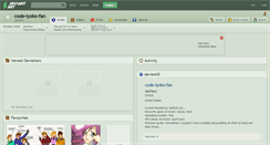 Desktop Screenshot of code-lyoko-fan.deviantart.com