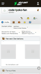 Mobile Screenshot of code-lyoko-fan.deviantart.com