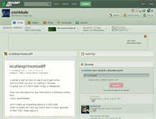 Tablet Screenshot of cool4dude.deviantart.com