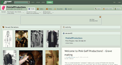 Desktop Screenshot of pinkgaffproductions.deviantart.com