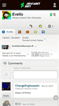 Mobile Screenshot of evello.deviantart.com