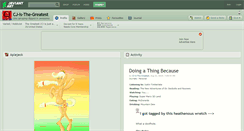 Desktop Screenshot of cj-is-the-greatest.deviantart.com