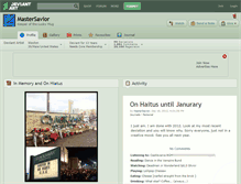 Tablet Screenshot of mastersavior.deviantart.com
