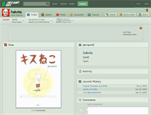 Tablet Screenshot of hakota.deviantart.com